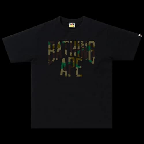 BAPE 1st Camo Nyc Logo Tee 'Black/Green'