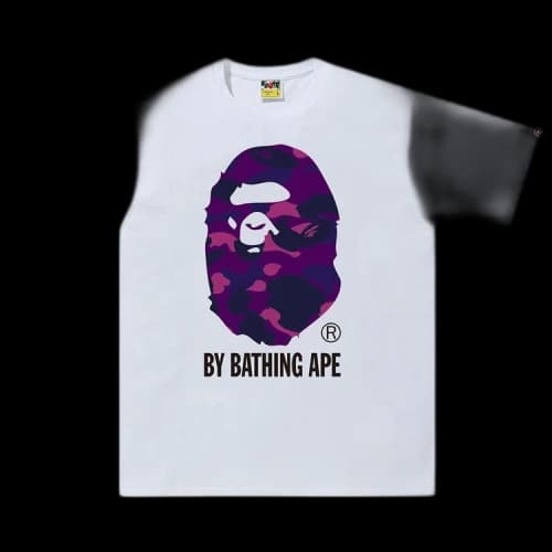 BAPE Color Camo Tee 'White/Purple'