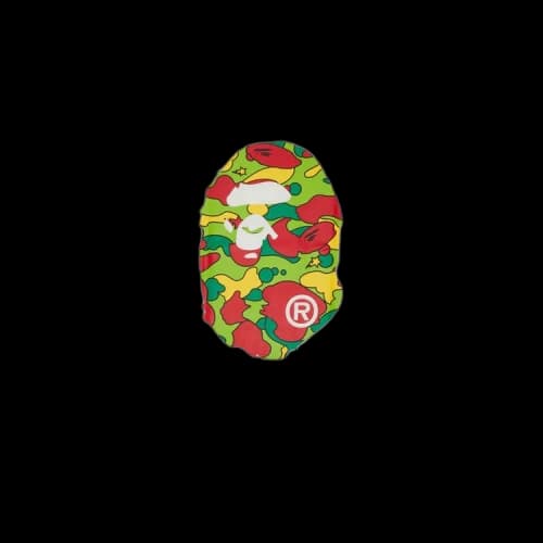 BAPE Sta Camo Big Ape Head Tee 'White/Multicolor'