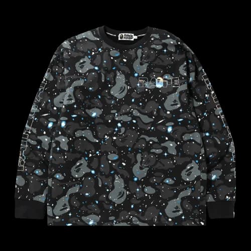 BAPE Relaxed Space Camo Lt 'Black'