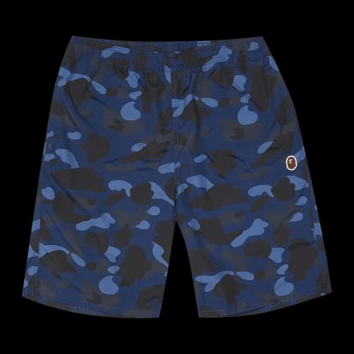 BAPE Color Camo Beach Shorts 'Navy'