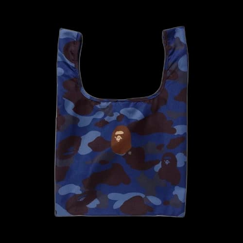 BAPE Color Camo M Shopping Bag 'Navy'