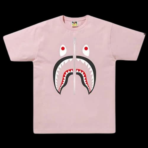 BAPE Shark Tee 'Pink'