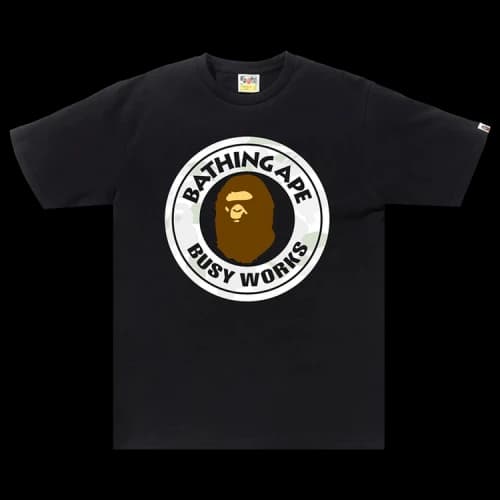 BAPE City Camo Busy Works Tee 'Black'