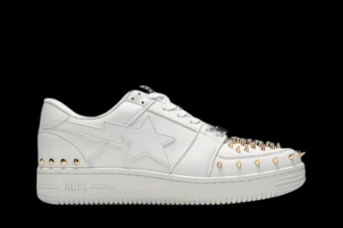 Bapesta Studded 'White'