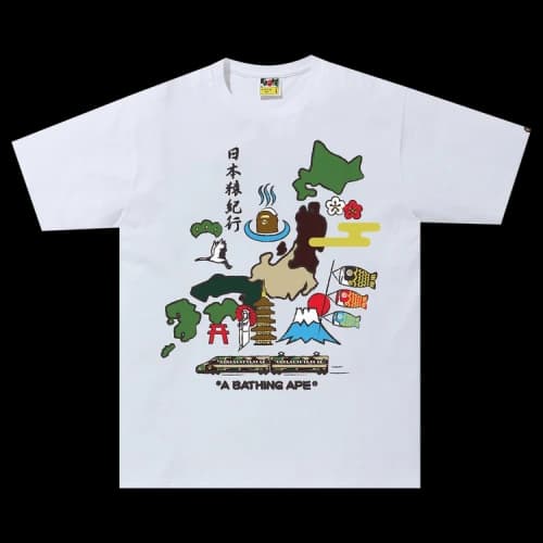 BAPE Japan Culture Tee 'White'
