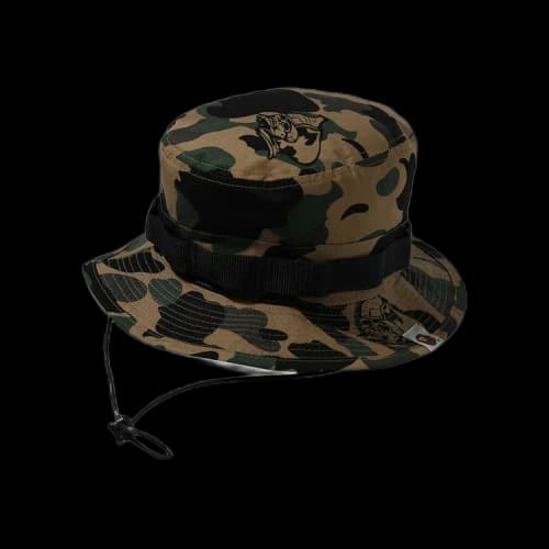 BAPE Ursus Camo Military Hat 'Olive'