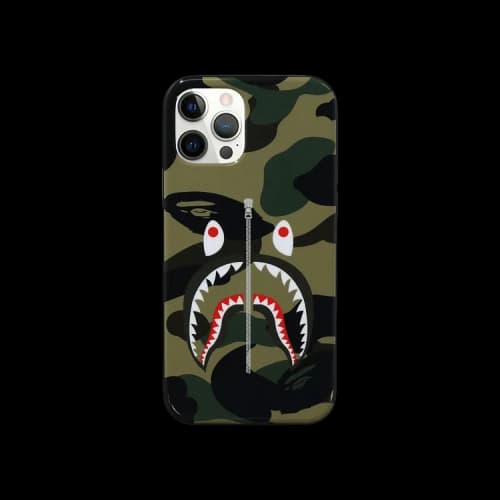 BAPE 1st Camo Shark iPhone 12/12 Pro Case 'Green'