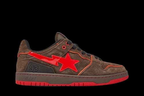 BAPE Sk8 Sta 'Brown Red'