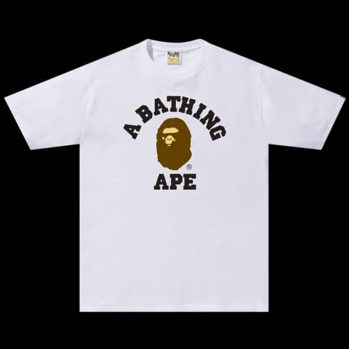 BAPE College Tee 'White'