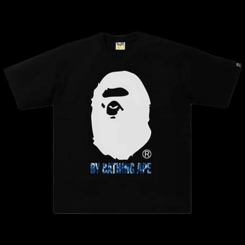BAPE ABC Camo RLX Tee 'Black/Blue'
