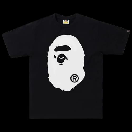 BAPE Bicolor Big Ape Head Tee 'Black'