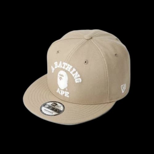 BAPE x New Era Snap Back Cap 'Beige'