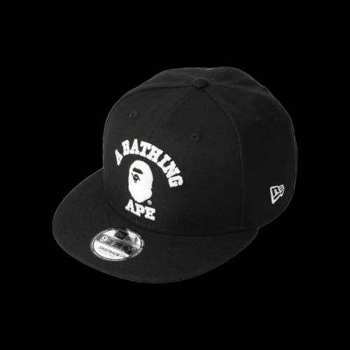 BAPE College New Era Snap Back Cap 'Black'