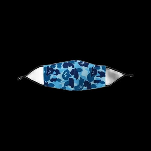 BAPE ABC Camo Mask 'Blue'