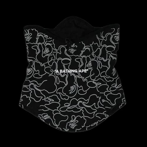 BAPE ABC Neon Camo Sports Mask 'Black'