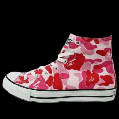 BAPE Abc Camo Ape Sta Hi 'Pink'