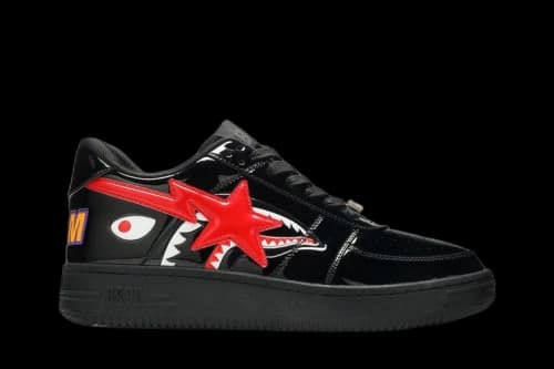 Bapesta Low M2 'Shark Face - Black'
