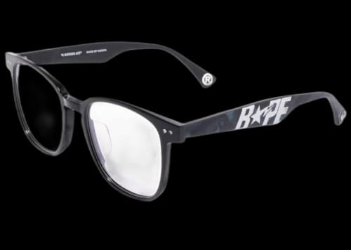 BAPE 3 Optical Frame Black