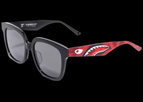 BAPE Shark 13 Sunglasses Red