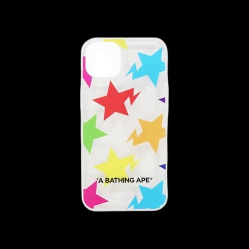 BAPE Sta Pattern Multi iPhone 13 'White'