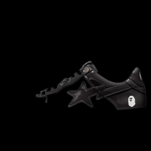 A BATHING APE Bape Sta Low 'Black White'