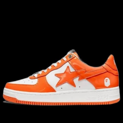 A BATHING APE Bape Sta Low 'Orange White'