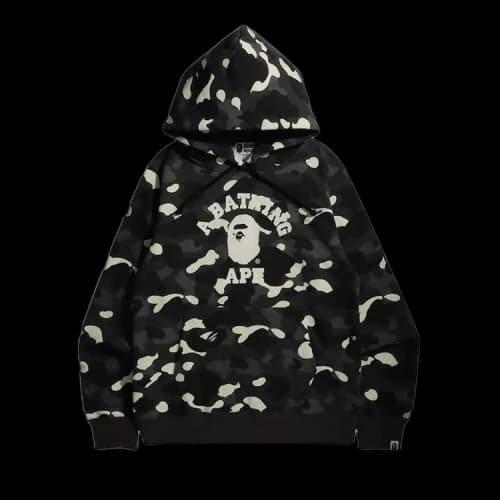 BAPE City Camo College Online Exclusive Pullover Hoodie 'Black'