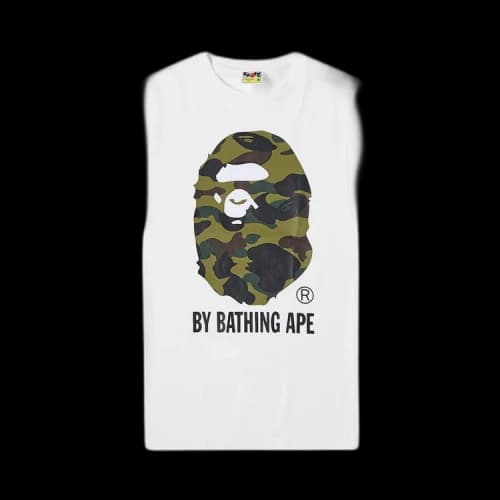 BAPE 1st Camo By Bathing Ape Tee 'White/Green'