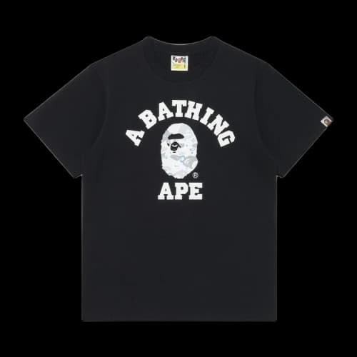 BAPE Space Camo College Tee 'Black'