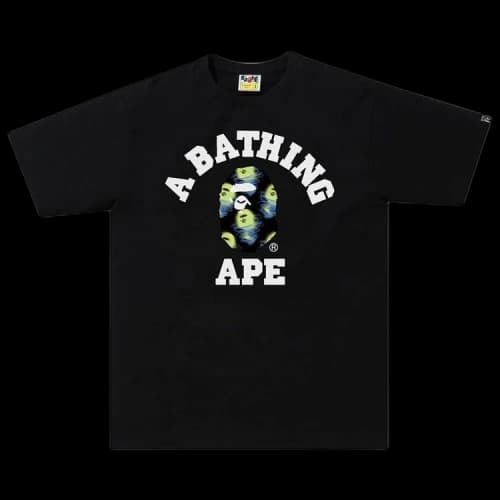 BAPE Storm College Tee 'Black'