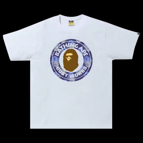 BAPE Storm Busy Works Tee 'White/Purple'