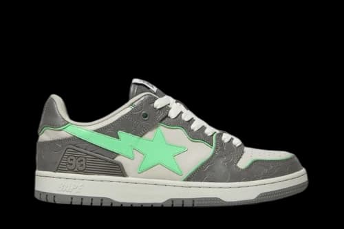 BAPE Sk8 Sta 'Grey Green'