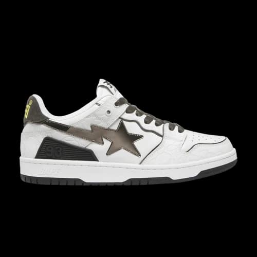 BAPE Sk8 Sta 'White Metallic Silver' (Women's)