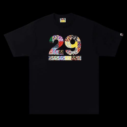BAPE 29th Anniversary Tee 'Black'