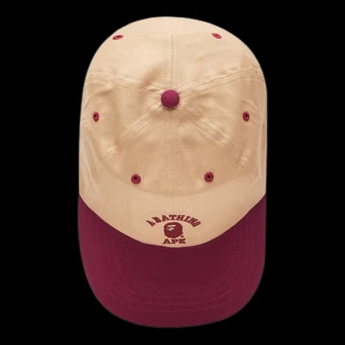BAPE College Panel Cap 'Beige'