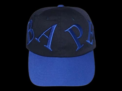 BAPE A Bathing Ape Panel Cap Navy