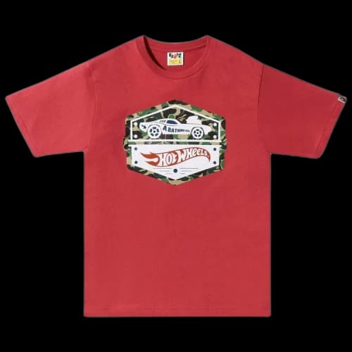 BAPE x Hot Wheels Car Tee 'Red'