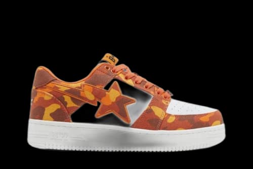 Heron Preston x Bapesta 'ABC Camo - Orange'