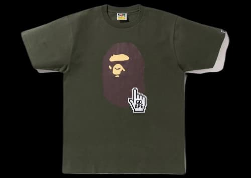 BAPE Go Ape Online Exclusive Tee Olive Drab