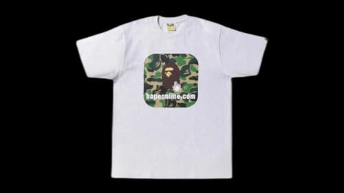 BAPE ABC Camo Online BAPEC Tee Gray
