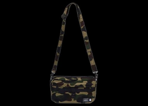 BAPE x Porter 1st Camo Shoulder II Bag Green