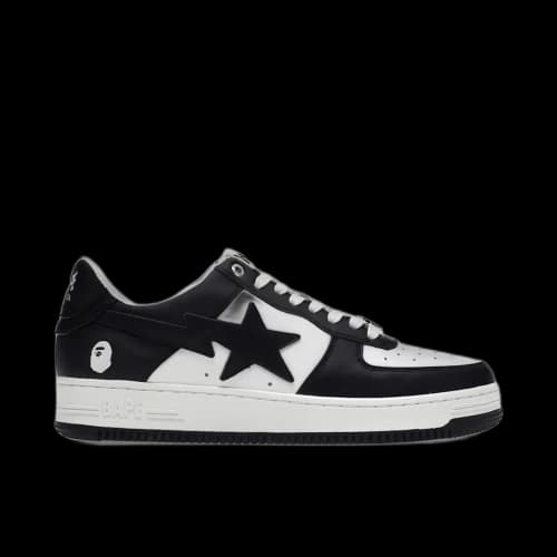 A Bathing Ape Bapesta White Black (2022)