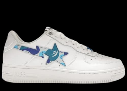 A Bathing Ape Bape Sta Low ABC Camo White Blue (2022)
