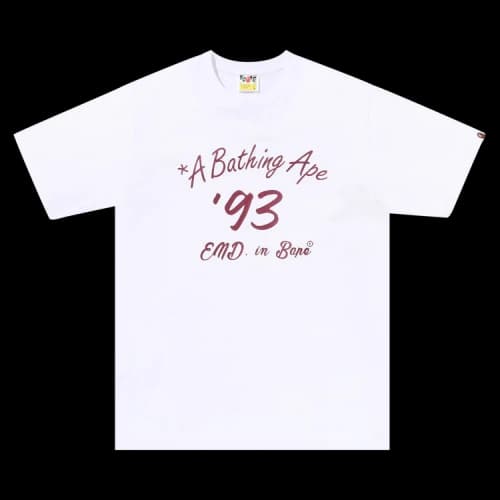 BAPE x End. Bowling Tee #2 'White'
