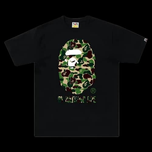 BAPE ABC Camo By Bathing Ape Tee 'Black/Green'