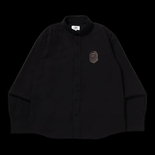 BAPE One Point Corduroy Relaxed Fit Shirt 'Black'