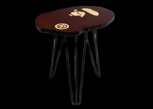 BAPE Ape Head Side Table Brown