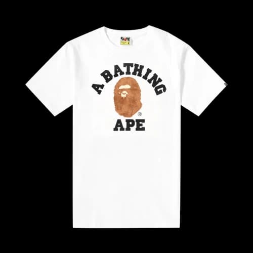 BAPE BOA College Tee 'White'