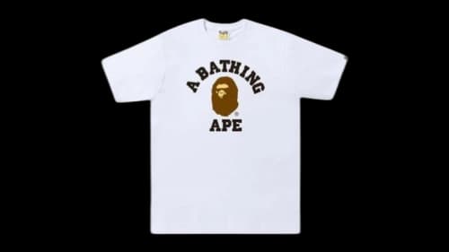 BAPE College 1I80110001 Tee White